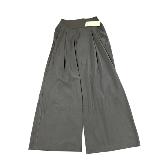 Lululemon Women's 8 Align Palazzo Wide Leg High Rise Lounge Pants Black NWT - Picture 1 of 4